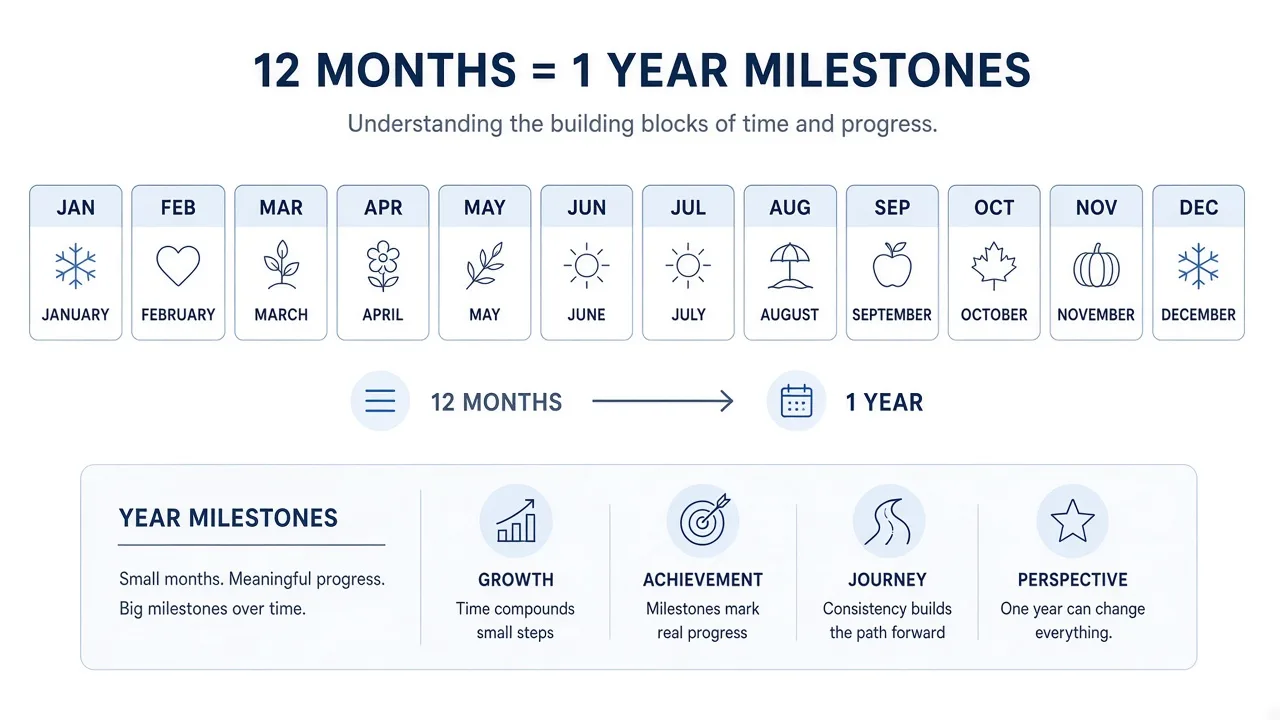 months to years complete reference guide and visual breakdown